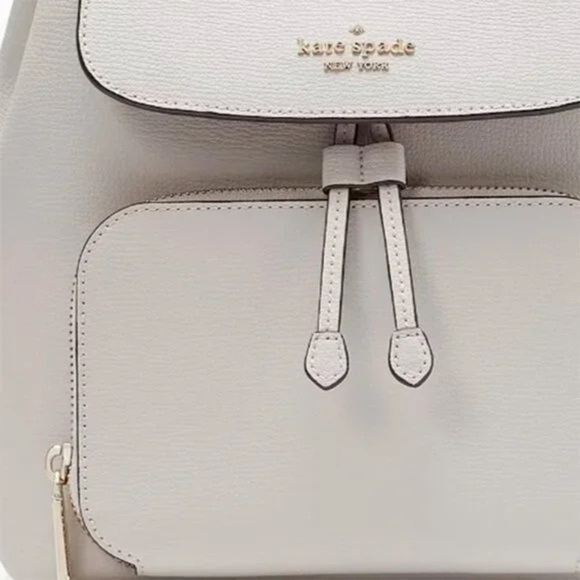 Kate Spade New York Kristi Medium Flap Backpack, White, Women’s Leather Bags main image 9